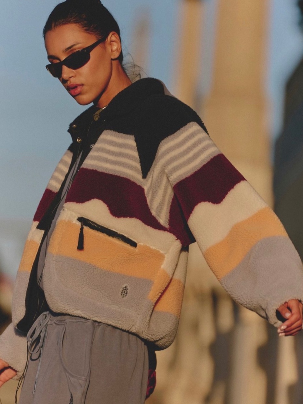 FP Movement Hit The Slopes Printed Fleece Jacket